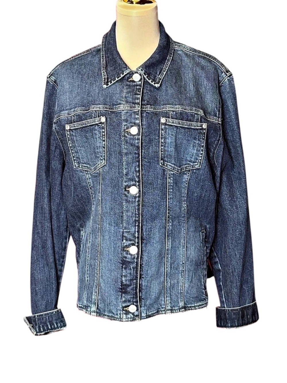 Jones New York Sport Women's Denim Jean Jacket Size XL